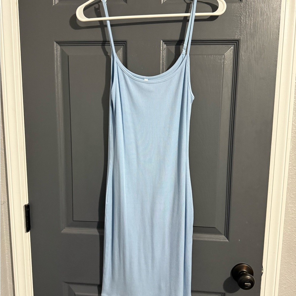 ReoRia Light Blue Mini Dress